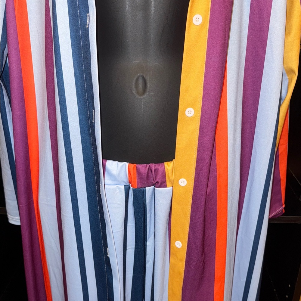Striped Multicolor Women's Set - Picture 3 of 9